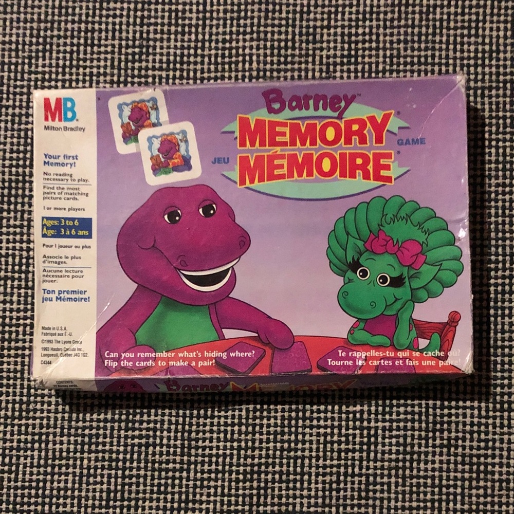 Barney Memory Game